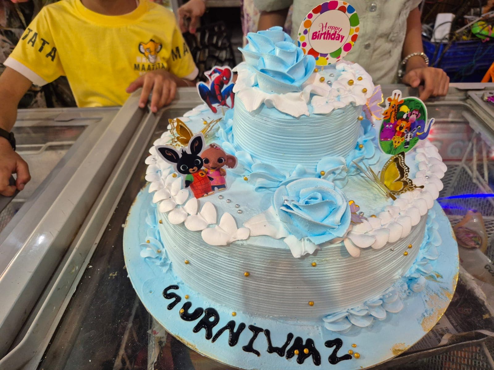 Wild Blueberry Cream Cake